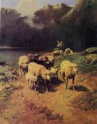 unknow artist Sheep 190 oil painting picture wholesale